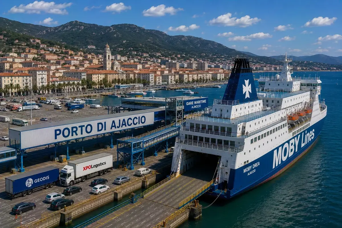 Fergereise og havneinformasjon for Nice–Ajaccio
