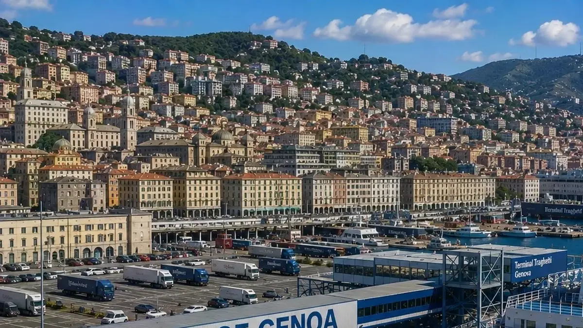 Fergereise og havneinformasjon for Genova–Palermo