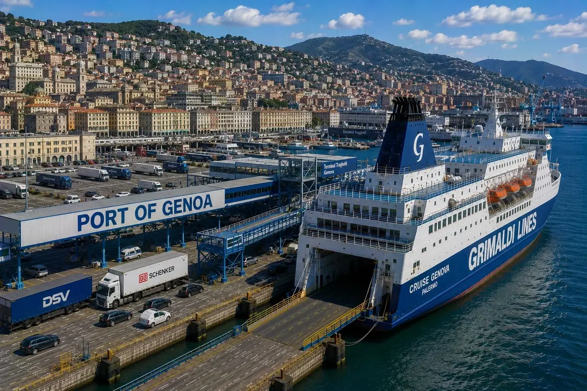 Fergereise og havneinformasjon for Genova–Tunis