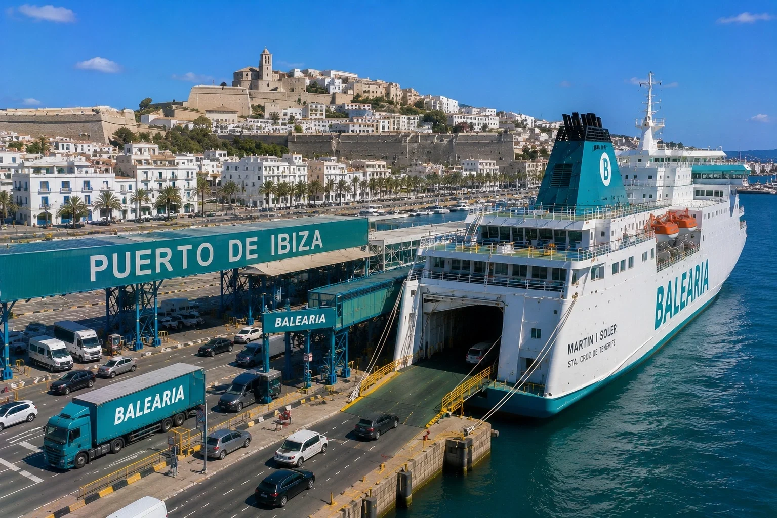 Fergereise og havneinformasjon for Dénia–Ibiza