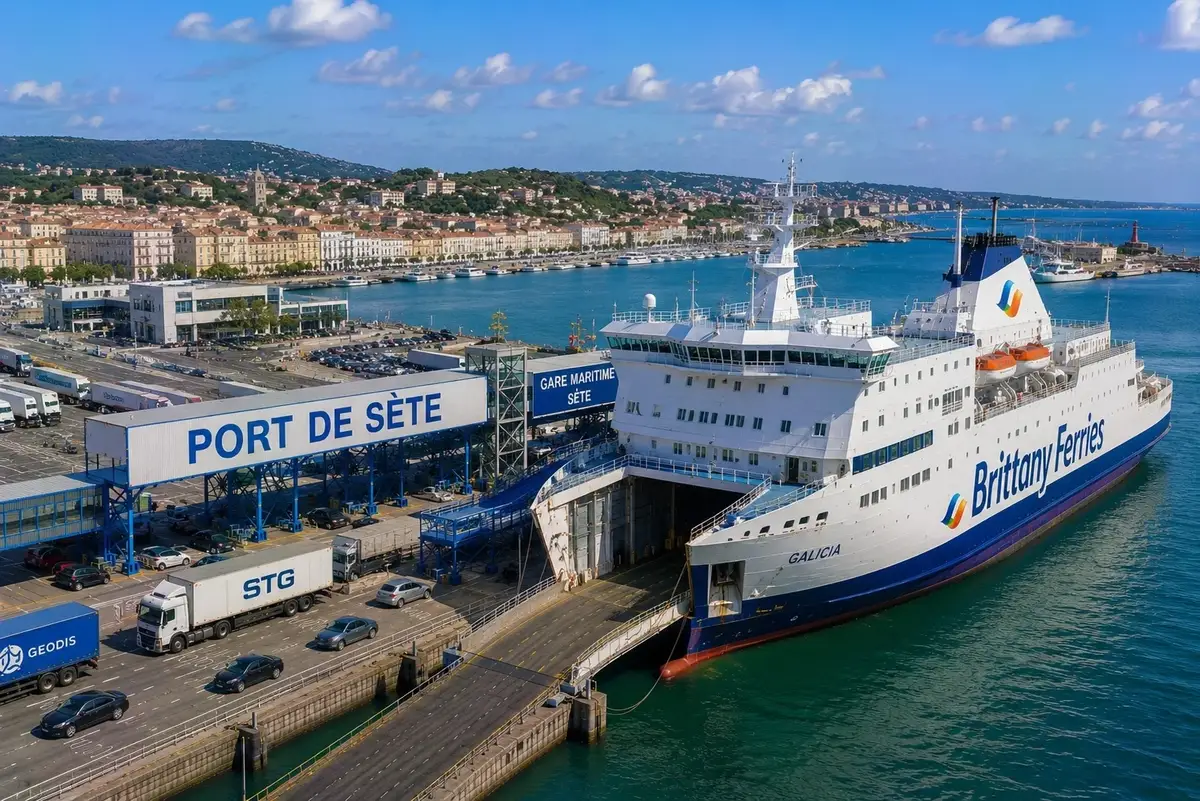 Fergereise og havneinformasjon for Sète–Alcúdia